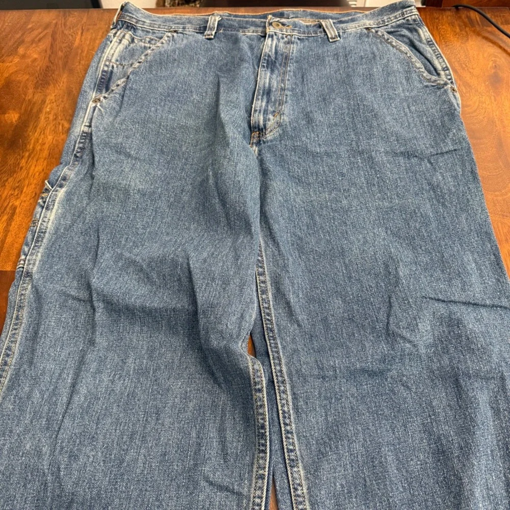 Urban Pipeline Mens Jeans 38x32 Blue Denim Carpenter Style‎ Relaxed Fit